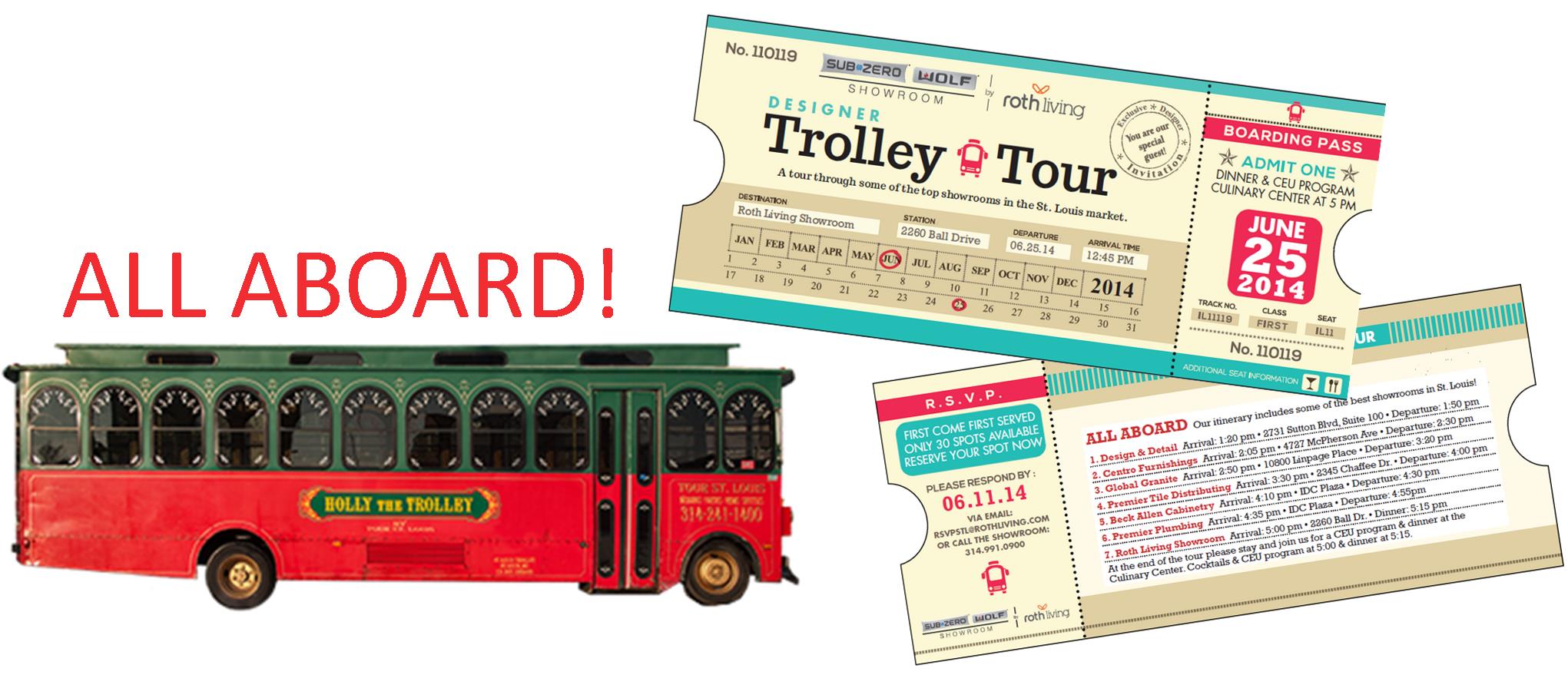 Roth Living Trolley Tour Designer Trolley Tour