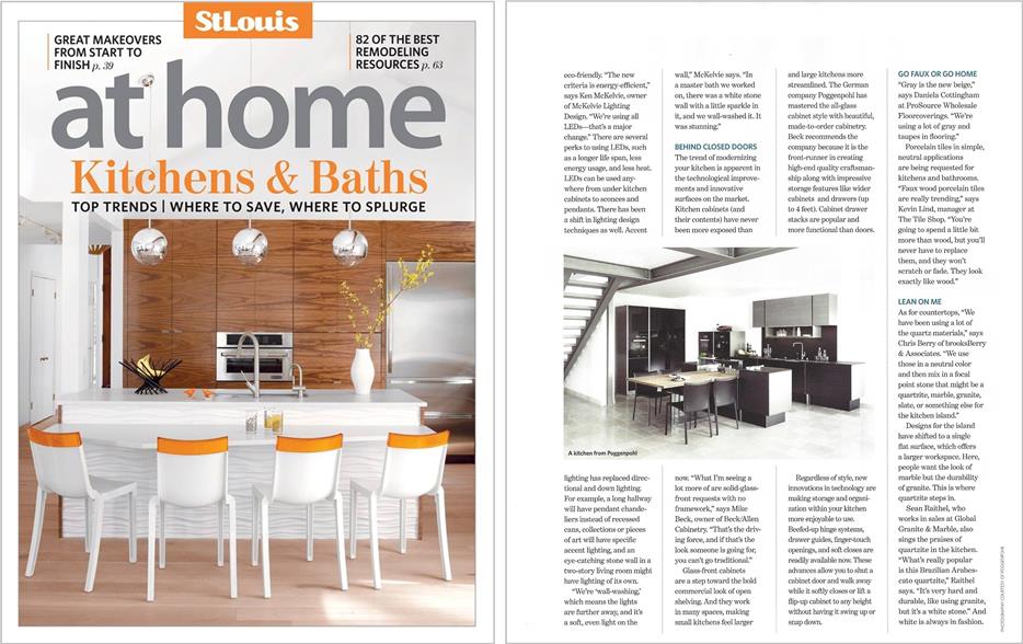 Mike Beck of Beck/Allen Cabinetry BeckAllen Cabinetry in STL At Home Mag