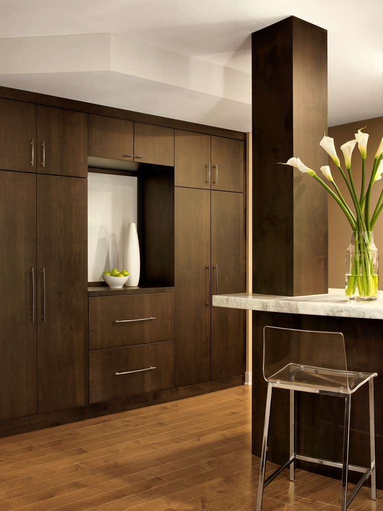 Contemporary Kitchen Storage Wall