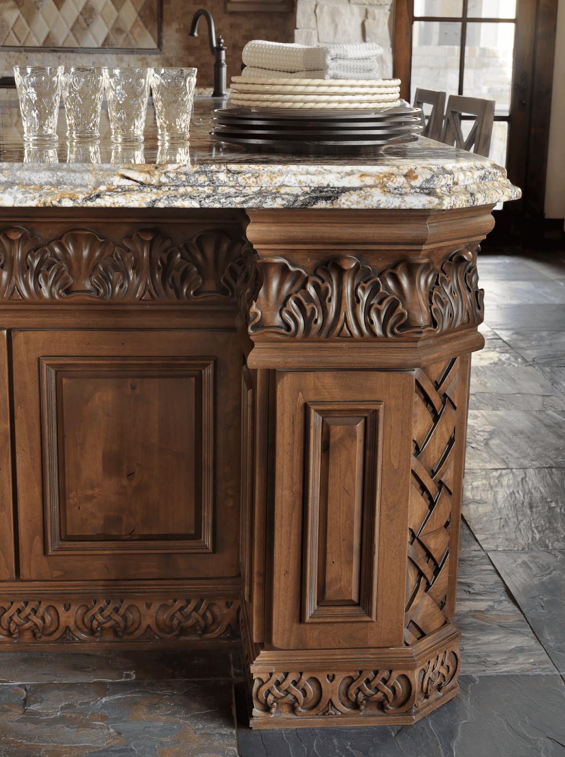 Detail of Kitchen Island