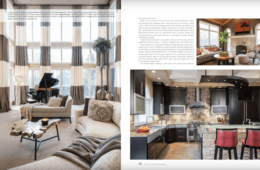 St. Louis Homes & Lifestyles Magazine St. Louis Homes & Lifestyles Magazine Featuring Beck/Allen Cabinetry