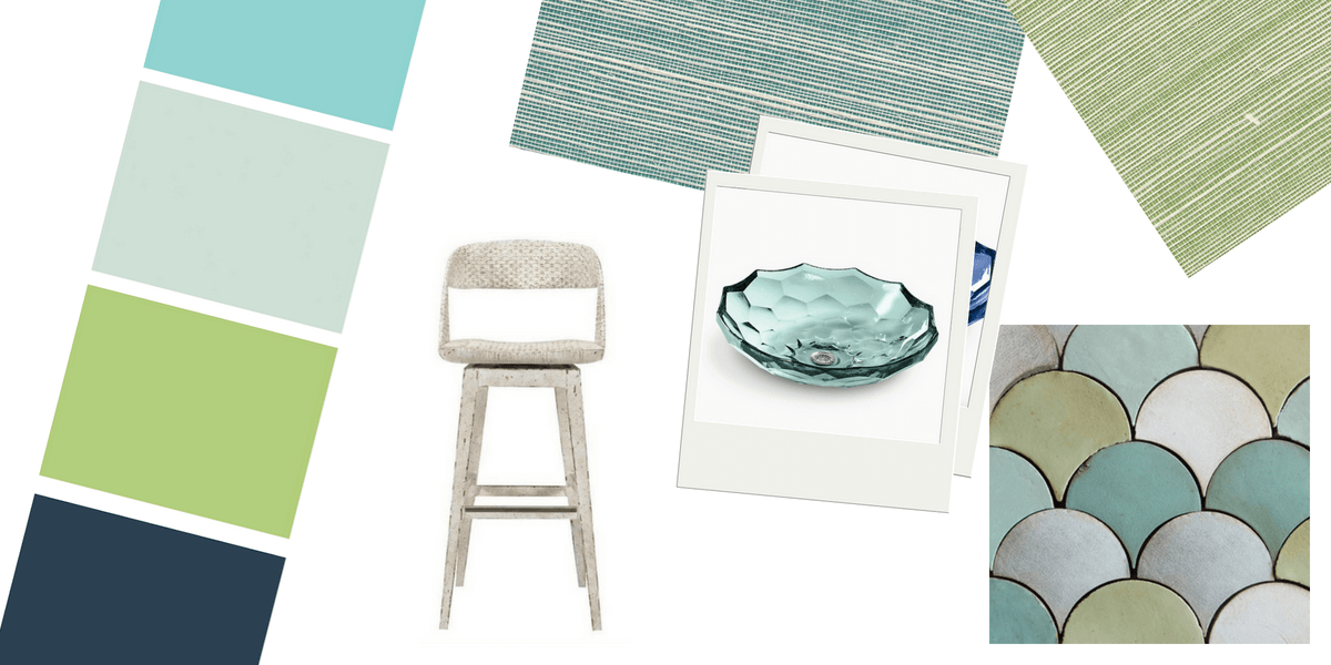 Summertime Shades of Blue + Green Color Inspiration: Blue and Green