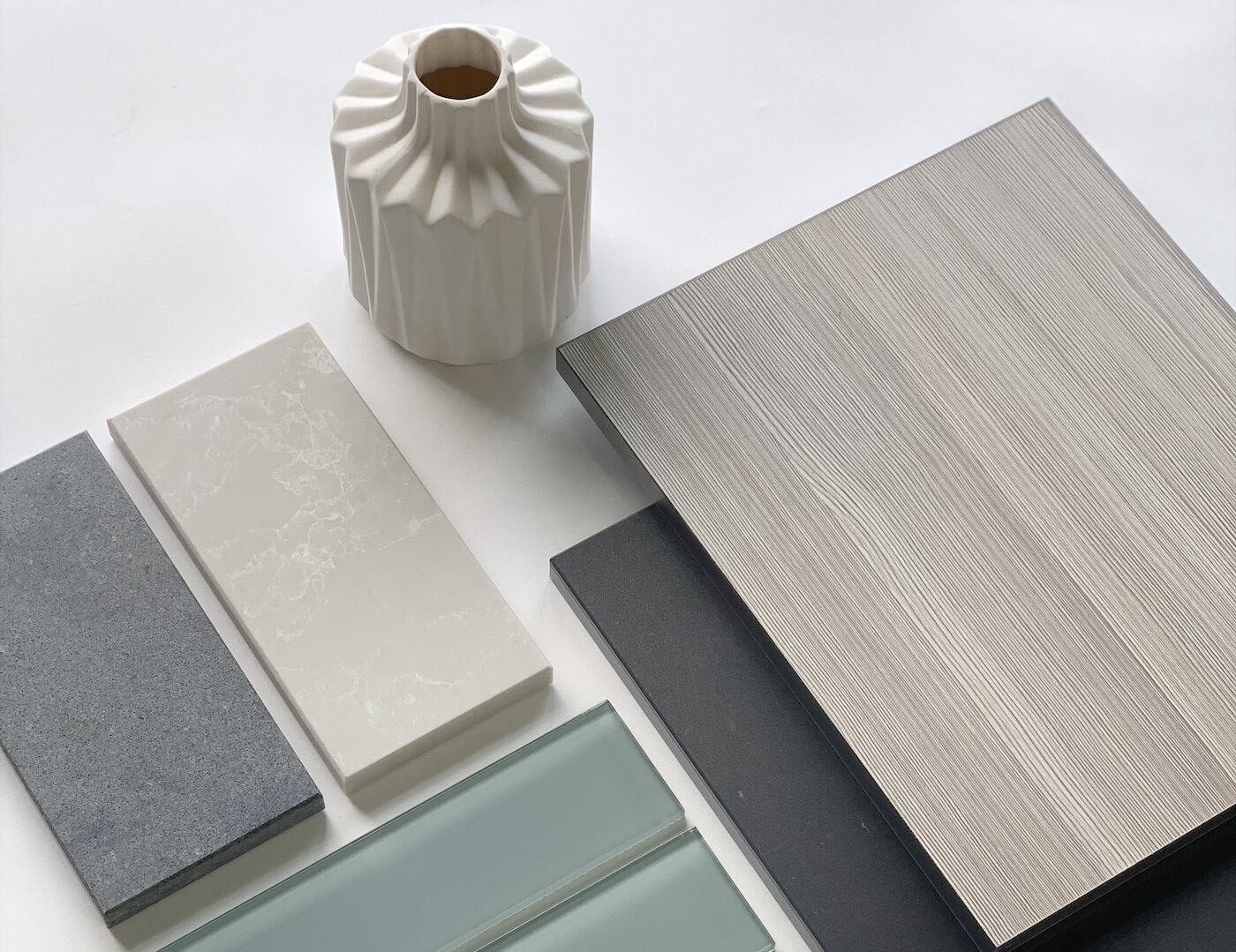 Beck-Allen Eclipse Cabinetry Display Modern Kitchen Cabinetry with Caesarstone Countertops