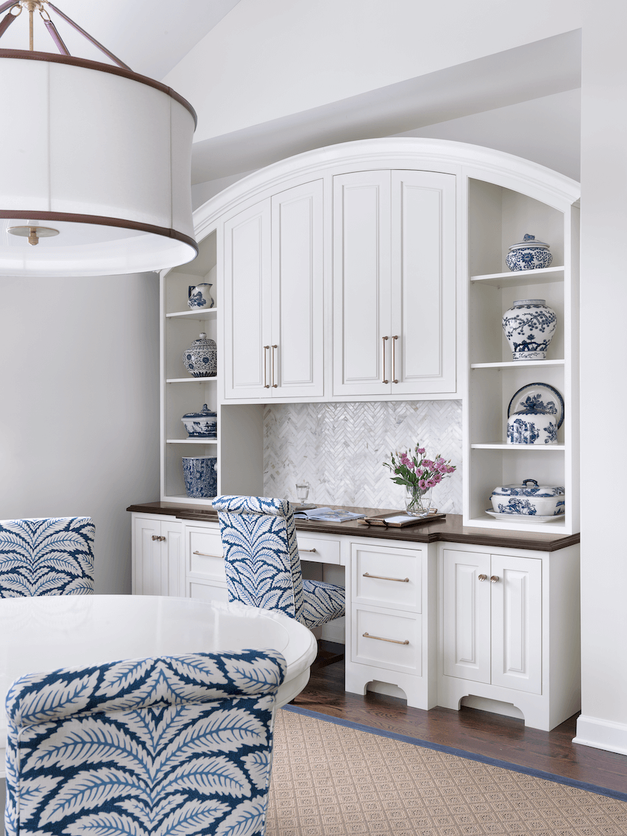 Kitchen Renovation: Custom Designed Desk by Beck/Allen Cabinetry