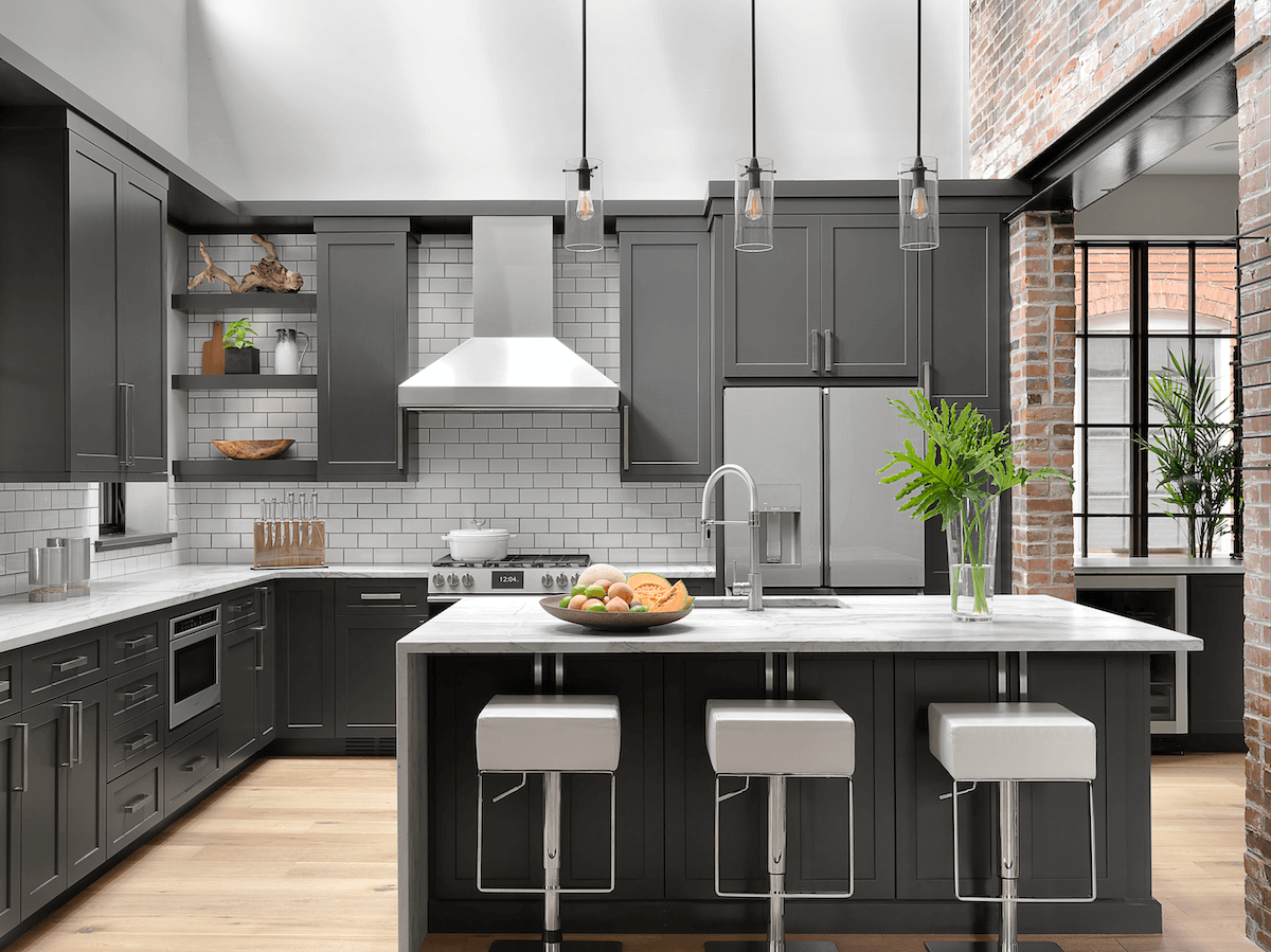 Modern kitchen in a historic 130-year old home