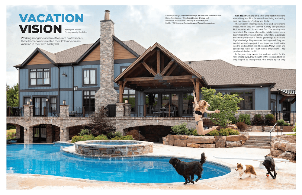 Featured in St. Louis Homes & Lifestyles magazine Perfect for the pool house - outdoor kitchen cabinets from Beck/Allen Cabinetry