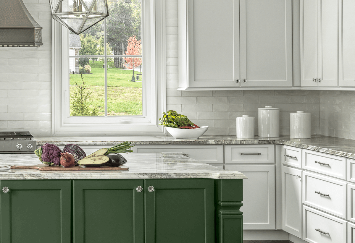 Color in the Kitchen Color in the Kitchen: Sherwin Williams Vogue Green