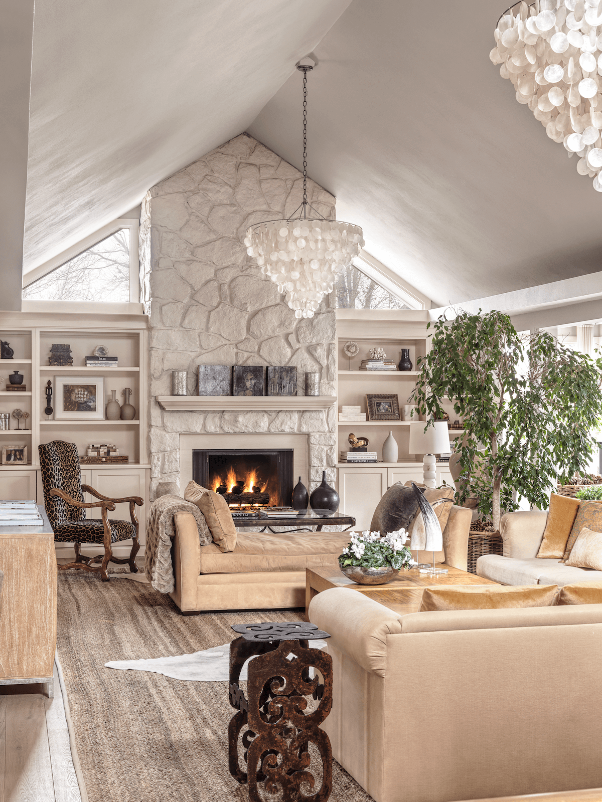 Ladue, MO Kitchen and Living Room Renovation